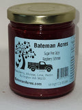 12-PACK OF Spreads, Jams, Sugar- Free Jazzy Raspberry Schmear 10 ounces, 12 ct Bateman Acres