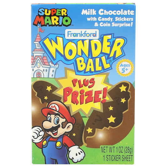 120-PACK OF Wonder Ball Prize Mario Frankford, 12 - 10 - 1 Oz