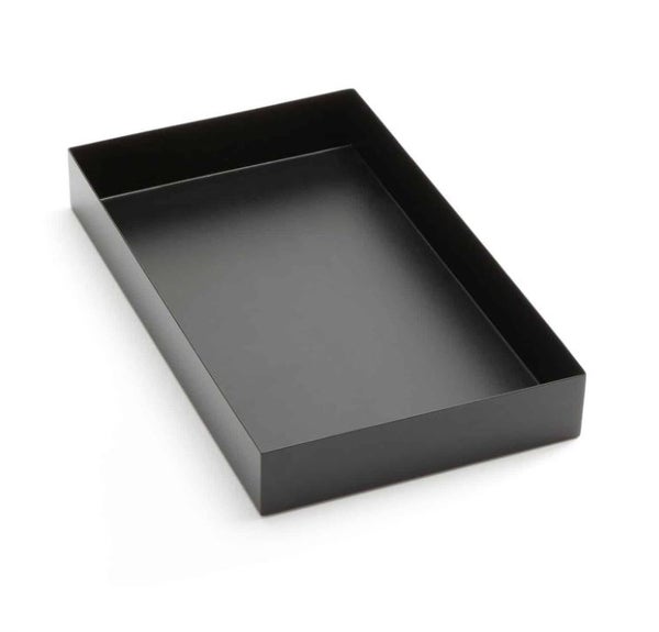 1 EA-PACK OF TRAY STNLS RECT BLK 15X9