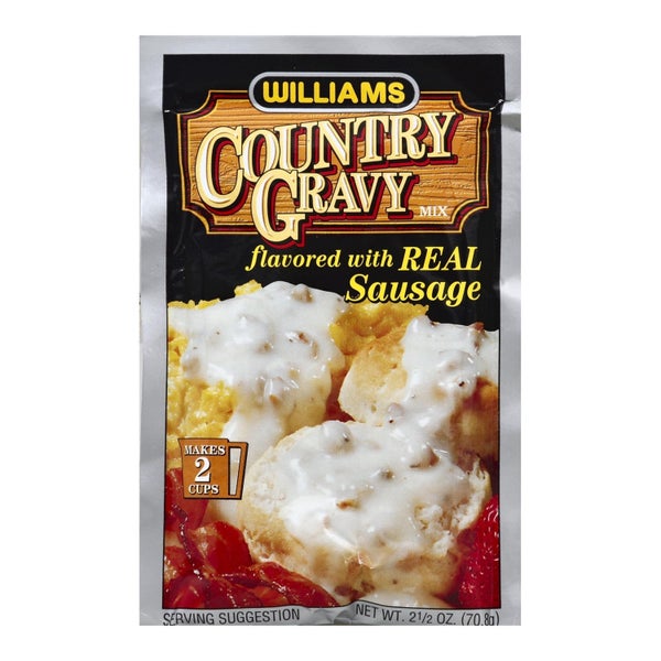 12-PACK OF Gravy Country Real Sausage Williams 2.5 oz