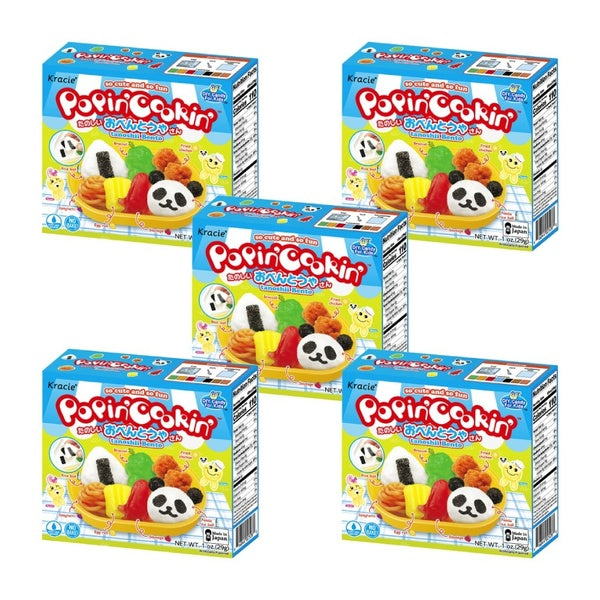 5-PACK OF Candy Box Bento Popin Kracie 1 oz