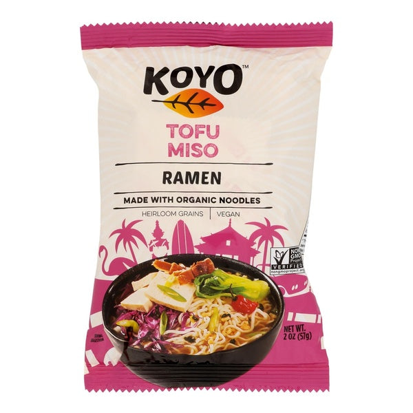 12-PACK OF Noodle Ramen Tofu & Miso Koyo 2 oz