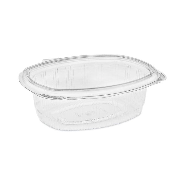 280-PACK OF Container Food Pactiv Corp. EarthChoice 24 oz. Clear Recycled PET Hinged Container - Ideal for Deli Operations (280 Count)