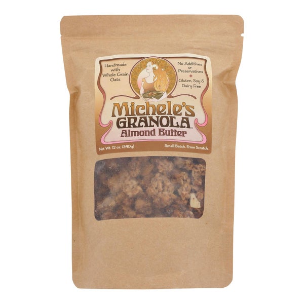 6-PACK OF Cereal Granola Almond Butter Michele's Granola 12 oz