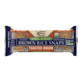 12-PACK OF Cracker Toasted Onion Brown Rice S Wallace Edwards & Sons 3.5 oz