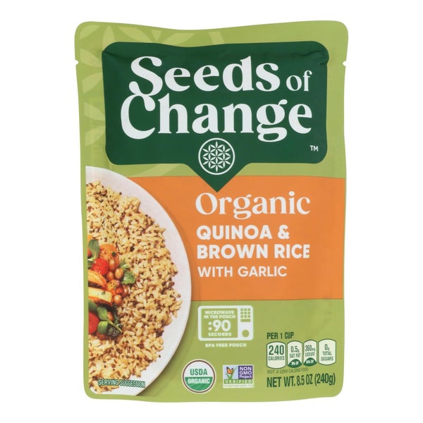 12-PACK OF RICE BROWN QUINOA AND BROWN RICE WITH GARLIC