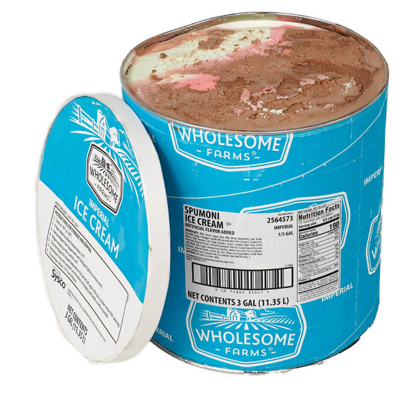 3 GAL-PACK OF ICE CREAM SPUMONI