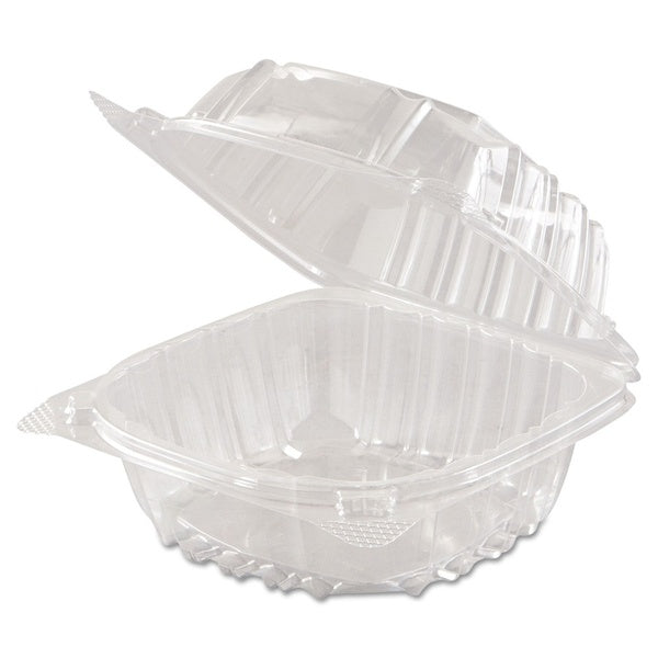 500-PACK OF Container Food Dart C57PST1 ClearSeal Hinged-Lid Plastic Containers - 5.8 x 6 x 3 Inches - 500 Count - Durable and Leak-Resistant Food Storage Solution