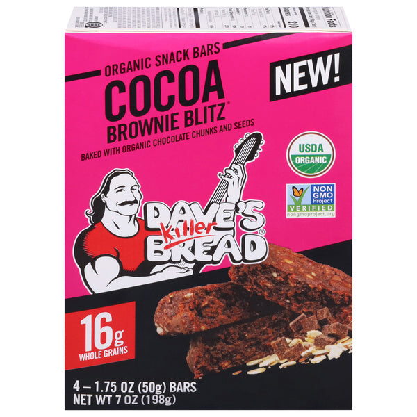 6-PACK OF SNACK BAR COCOA BROWNIE BLITZ