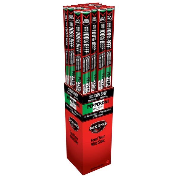24-PACK OF BEEF STICK PEPPERONI
