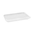 500-PACK OF Tray Foam Pactiv Corp. 9.13 x 7.13 x 0.65 Inch #4 Shallow Foam Meat Tray - Durable White Trays for Food Packaging (500 Count)