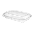 136-PACK OF Safe-T-Chef 9 x 6 Tamper Evident & Tamper Resistant Microwaveable Clamshell - Vented, 24 oz