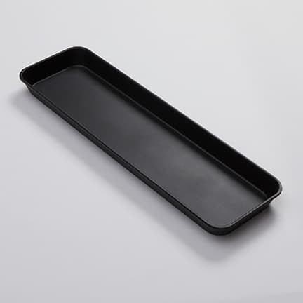 1 EA-PACK OF TRAY DISPLAY RECT BLK 216 OZ