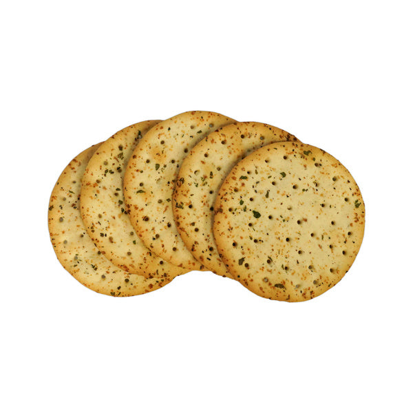 12-PACK OF CRACKER WATER GARLIC & HERB