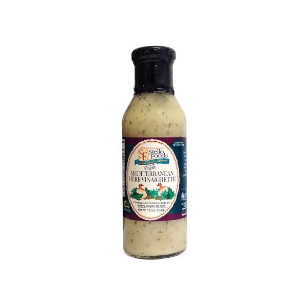 12-PACK OF Vinaigrette Mediterranean Herb Rosie's, Stello Foods