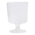 24-PACK OF CUP PLAS CLR FLTD WINE 1PC5Z