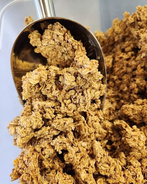 4-PACK OF Breakfast Granola, Gluten-Free Peanut Butter Granola- Bulk 10 pounds, Bateman Acres