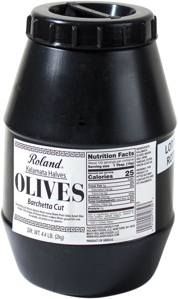 4-PACK OF OLIVE KALAMATA BARCHETTA CUT