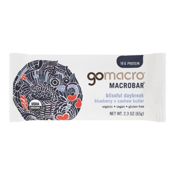 12-PACK OF SNACK BAR BLUEBERRY CASHEW BUTTER
