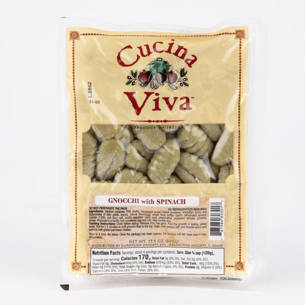 12-PACK OF PASTA GNOCCHI W/SPINACH