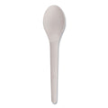 1000-PACK OF Cutlery Plastic Eco-Products EP-S013 6-Inch Plantware Compostable Spoon - 1000 Count - Sustainable Disposable Utensils
