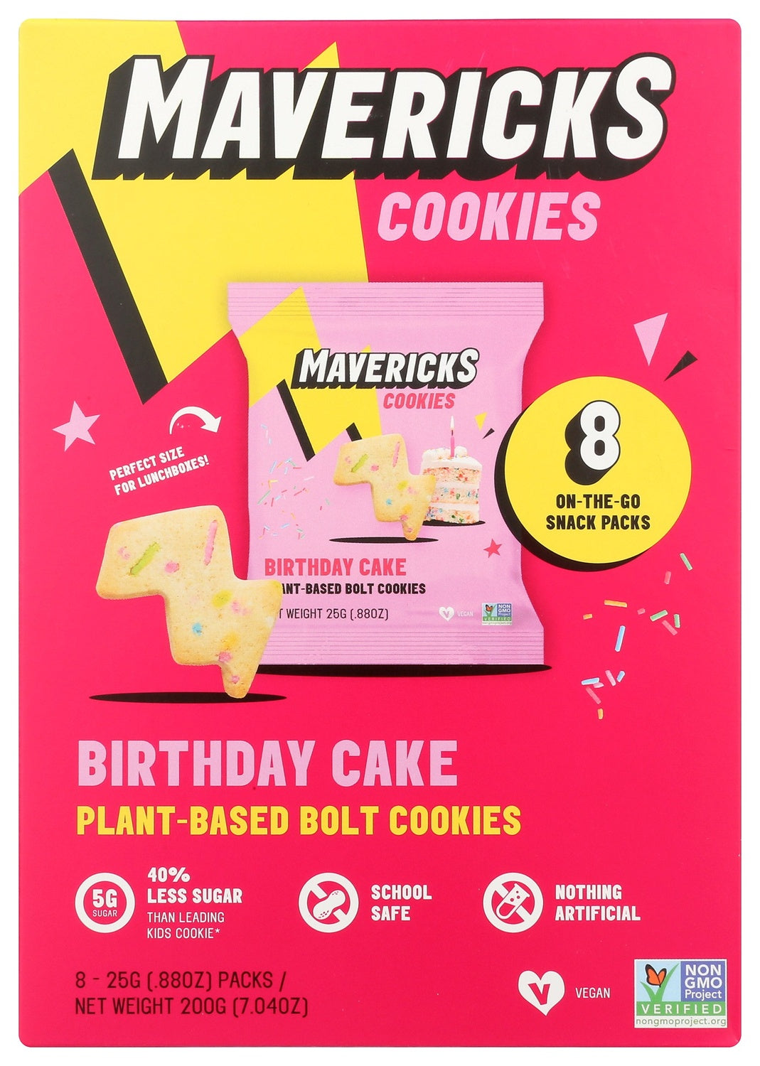 6-PACK OF SNACK CAKE COOKIES, BIRTHDAY