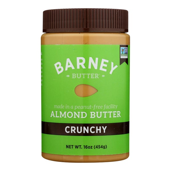 6-PACK OF Almond Butter Crunchy Barney Butter 16 oz