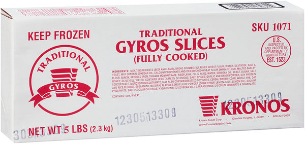 5 LB-PACK OF GYRO BEEF &LAMB PRCK MT SLICES