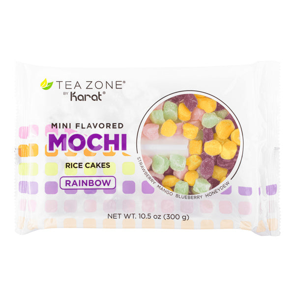 25-PACK OF Topping Dessert Rainbow Mini Mochi - Case of 25 bags