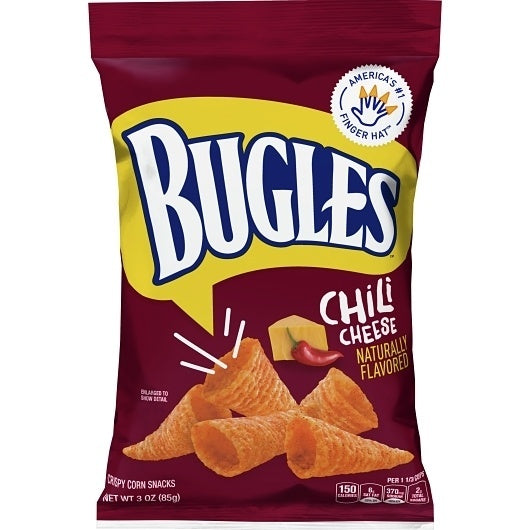 6-PACK OF Chili Cheese Bugles Snack Chips, 6 - 3 Oz