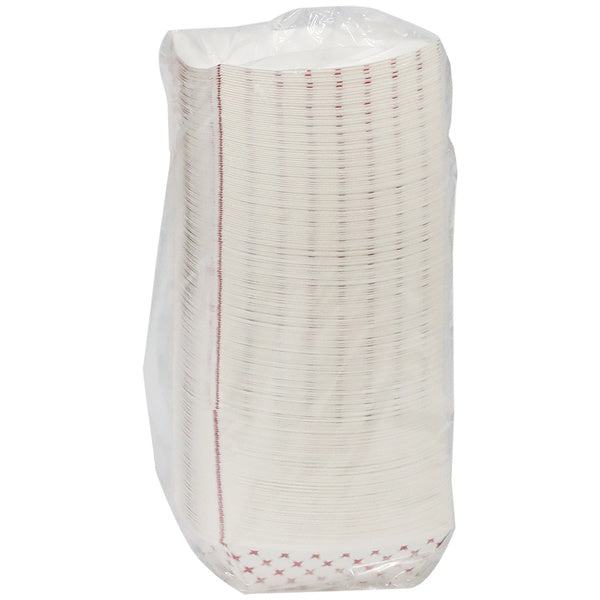 4-PACK OF TRAY FOOD PAPR RED PLAID 1LB