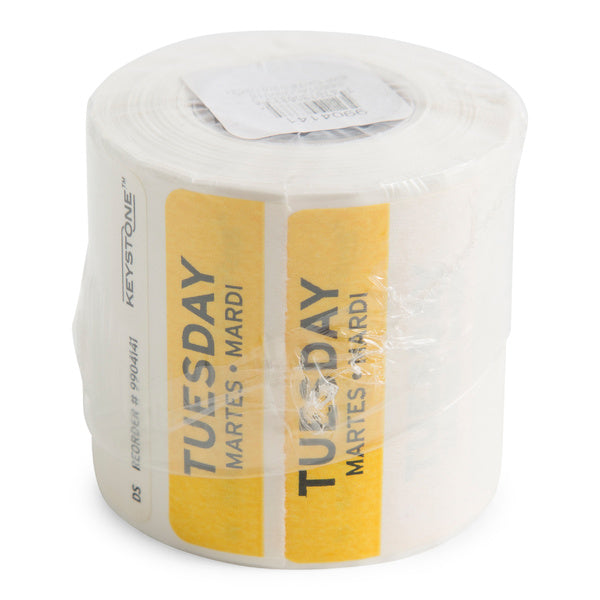 250 CT-PACK OF LABEL ROLL TUES DISSLVBL E/S/F
