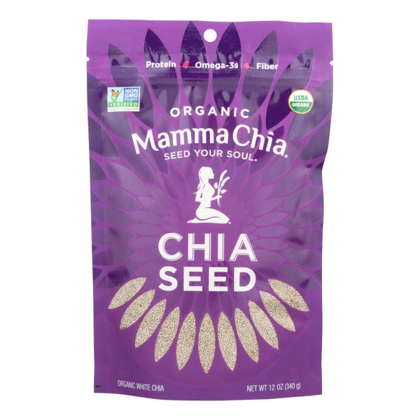 4-PACK OF Seed Chia White Mamma Chia 12 oz ct