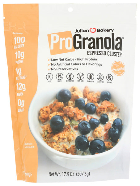 12-PACK OF Cereal Granola Julian Bakery 17.9 oz