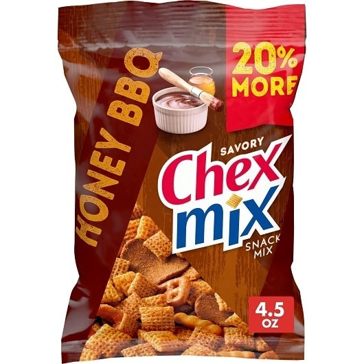 8-PACK OF Savory Honey Bbq Snack Mix Chex Mix Dry, 8 - 4.5 Oz