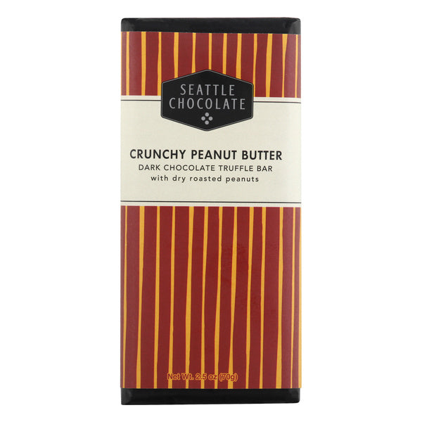 12-PACK OF CHOCOLATE BAR CRUNCHY PEANUT BUTTER TRUFFLE BAR CASE OF 12