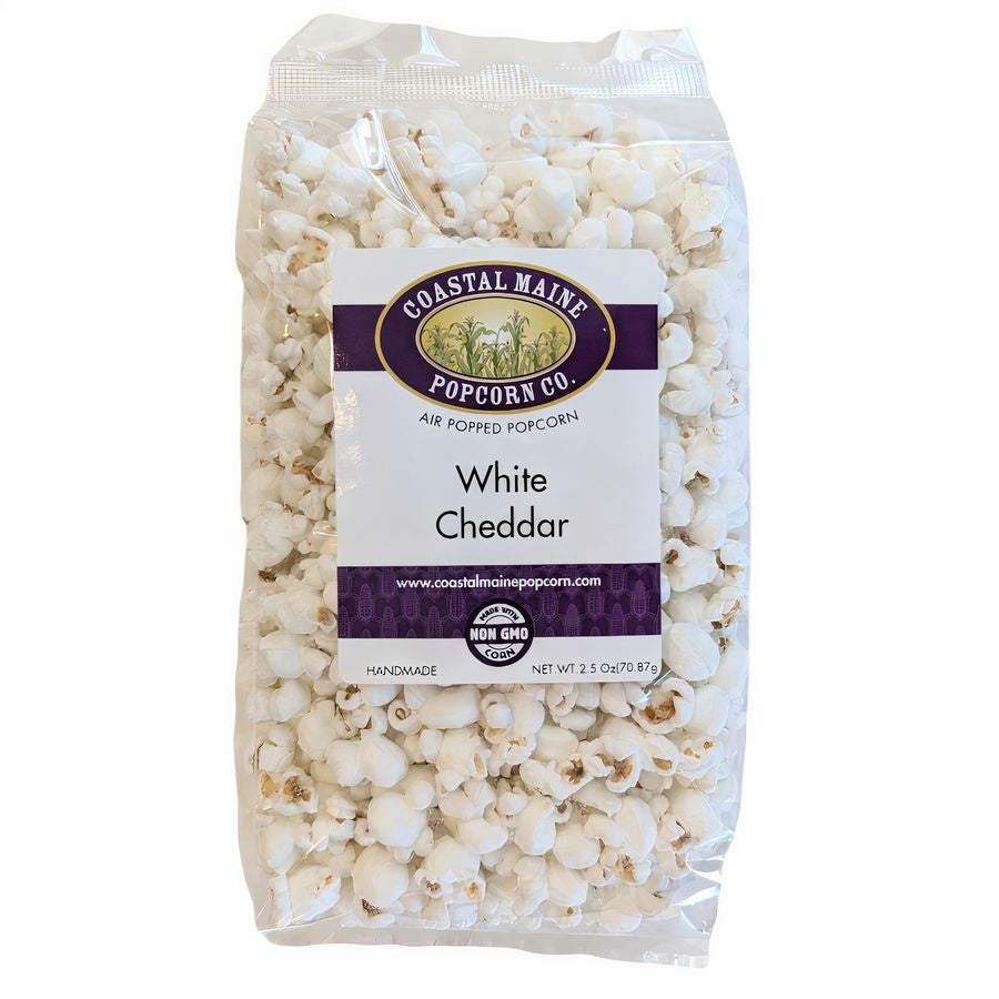 24-PACK OF Popcorn White Cheddar, Coastal Maine