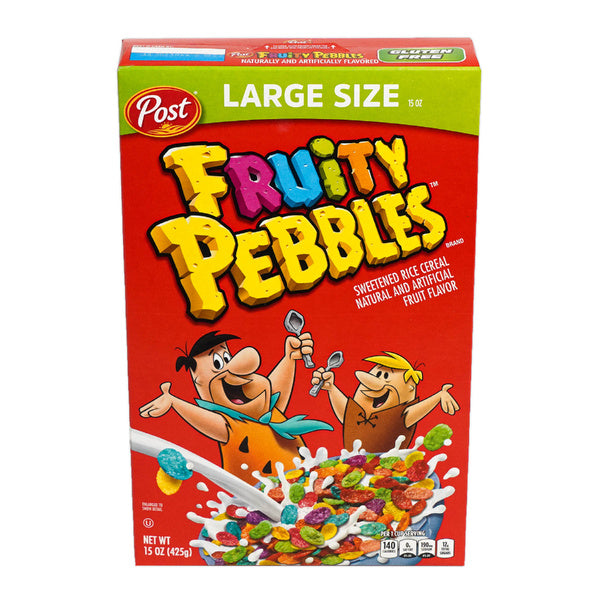 12-PACK OF CEREAL FRUITY PEBBLES