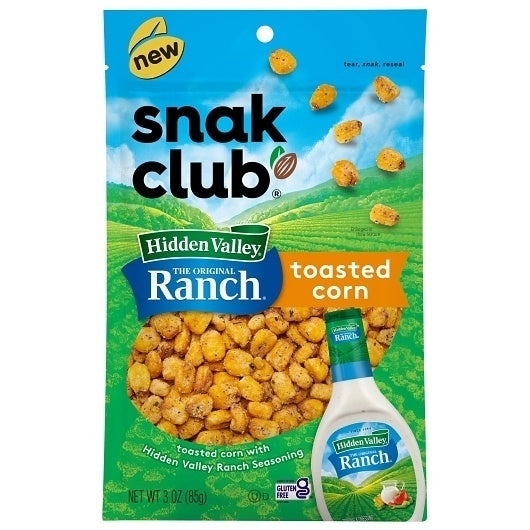 6-PACK OF Hidden Valley Ranch Toasted Corn Snak Club, 6 - 3 Oz
