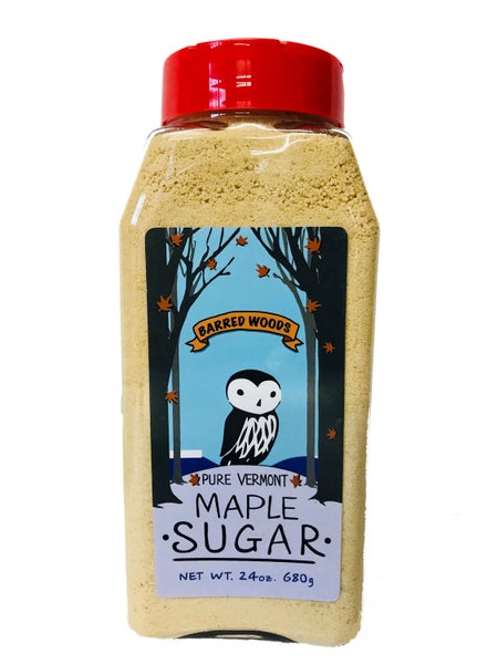 12-PACK OF Sugar Maple Vermont Organic - Shaker Top Jar, Barred Woods Maple