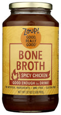 6-PACK OF Broth Chicken Zoup Good Reall 32 oz