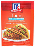 12-PACK OF SEASONING TACO LESS SODIUM
