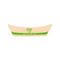 500-PACK OF Tray Food Karat Earth 2.5 lb Bamboo Natural Food Tray, Generic Print - 500 pcs