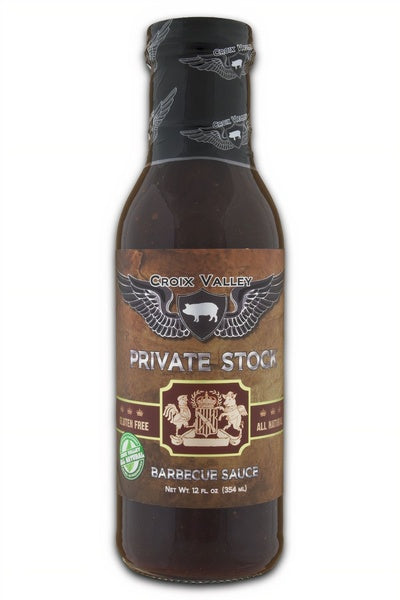 12-PACK OF Sauce Private Stock Barbecue, Croix Valley