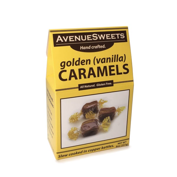 12-PACK OF Caramels Golden Vanilla Box, AvenueSweets