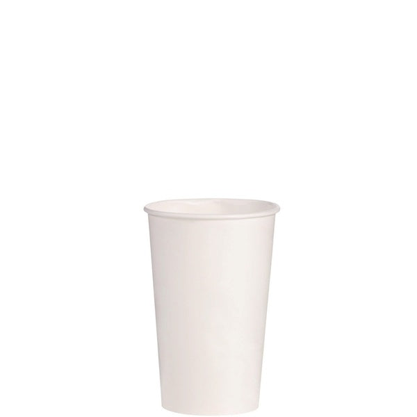 1000-PACK OF Cup Paper SOLO RP16P-2050 16 oz Double-Sided Poly Paper Cold Cups - White, 1000 Count for Reliable Beverage Service