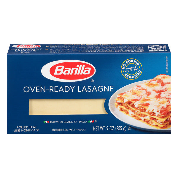 12-PACK OF PASTA LASAGNA OVEN RDY GF