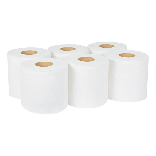 6-PACK OF Tork RC530 Universal Centerfeed 2-Ply Hand Towels - 7.6 x 11.75 Inches - White - Pack of 6 for Efficient Hygiene