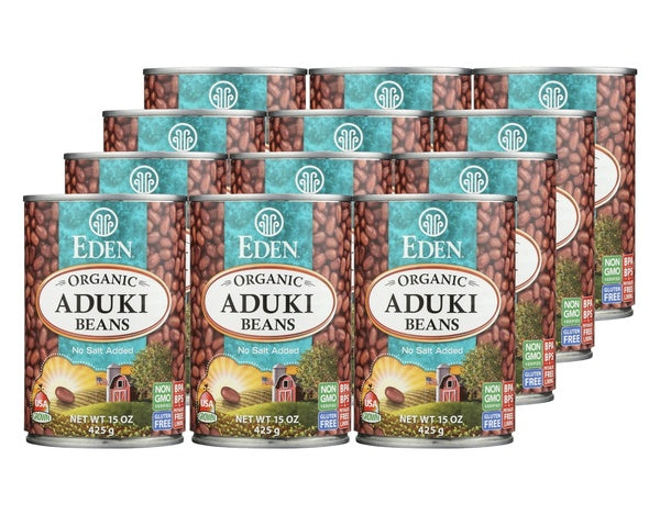 12-PACK OF Bean Adzuki Eden 15 oz