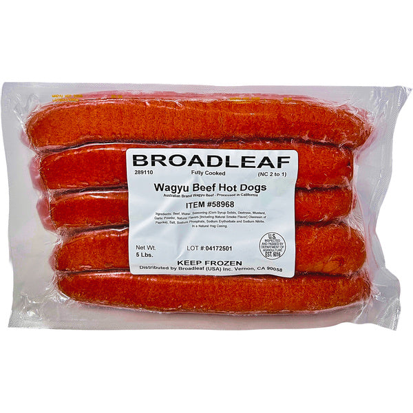 5 LB-PACK OF FRANK BEEF WAGYU
